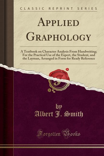 Front cover_Applied Graphology