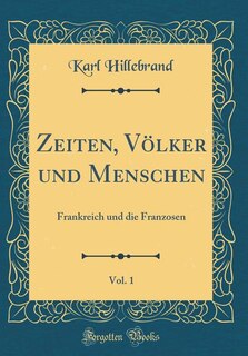 Front cover_Zeiten, Völker und Menschen, Vol. 1