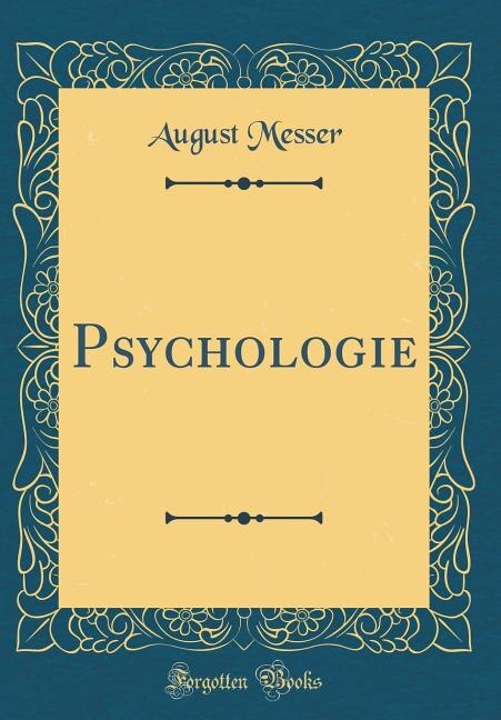 Couverture_Psychologie (Classic Reprint)