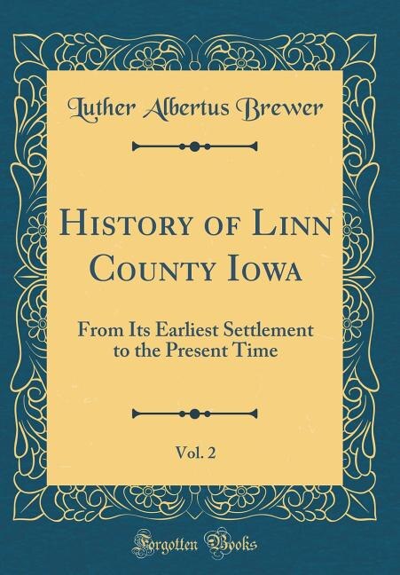 Couverture_History of Linn County Iowa, Vol. 2