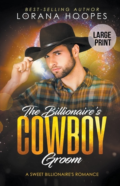 Front cover_The Billionaire's Cowboy Groom (Large Print Edition)