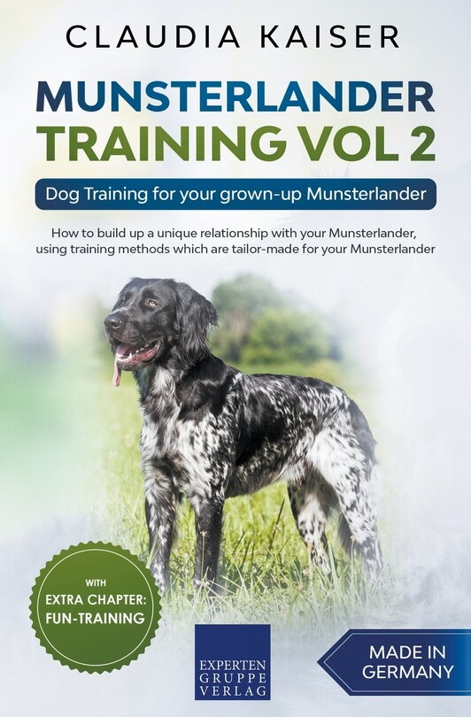 Front cover_Munsterlander Training Vol 2 - Dog Training for your grown-up Munsterlander