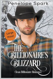 Front cover_The Billionaire's Blizzard (Large Print)