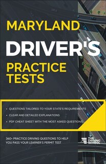 Front cover_Maryland Driver's Practice Tests