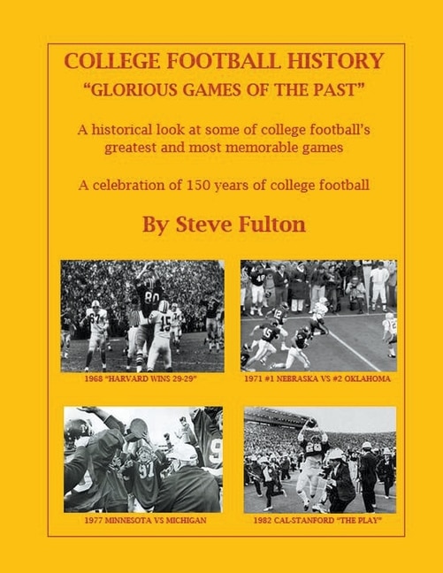 Couverture_College Football History Glorious Games of the Past