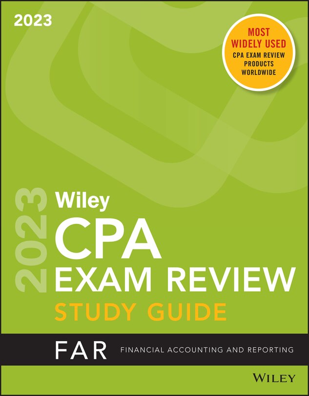 Front cover_Wiley's CPA 2023 Study Guide: Financial Accounting and Reporting