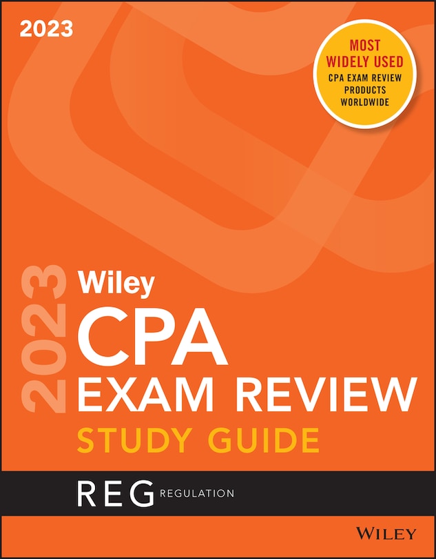 Front cover_Wiley's CPA 2023 Study Guide: Regulation