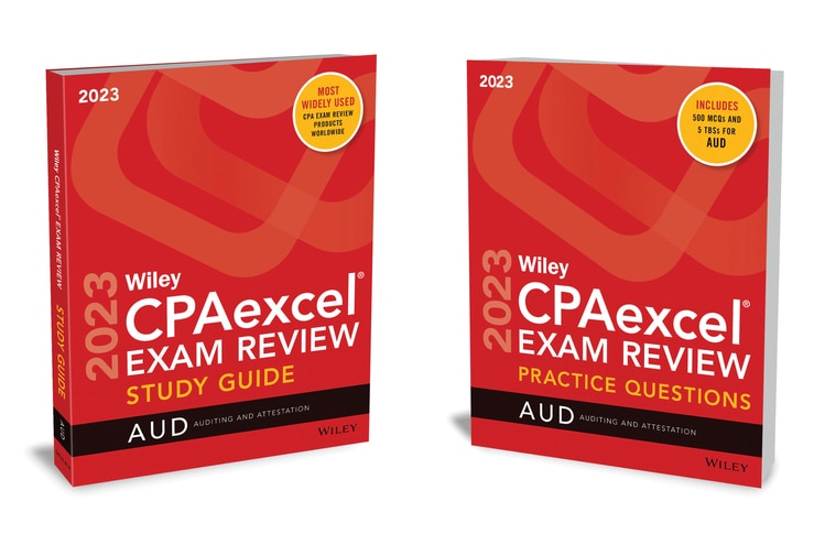 Front cover_Wiley's CPA 2023 Study Guide + Question Pack: Auditing