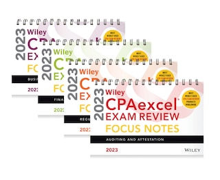 Couverture_Wiley's CPA 2023 Focus Notes: Complete Set