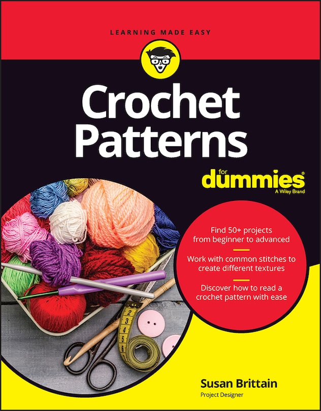 Front cover_Crochet Patterns For Dummies