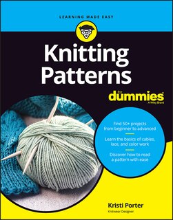 Front cover_Knitting Patterns For Dummies