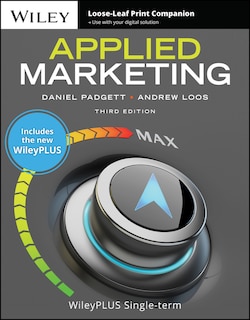 Front cover_Applied Marketing, 3e with WileyPLUS Card and Loose-leaf Set Single Term