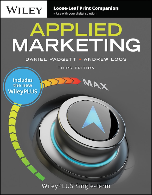 Front cover_Applied Marketing, 3e with WileyPLUS Card and Loose-leaf Set Single Term