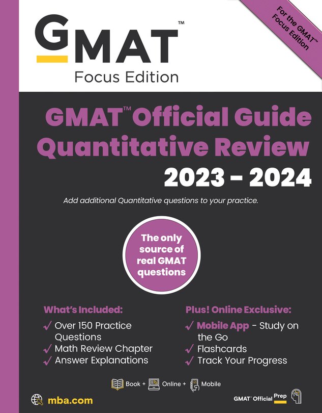 Couverture_GMAT Official Guide Quantitative Review 2023-2024, Focus Edition