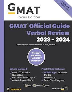 Couverture_GMAT Official Guide Verbal Review 2023-2024, Focus Edition