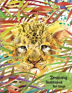 Front cover_Drawing Sketchbook For Boys