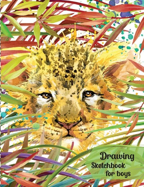 Front cover_Drawing Sketchbook For Boys