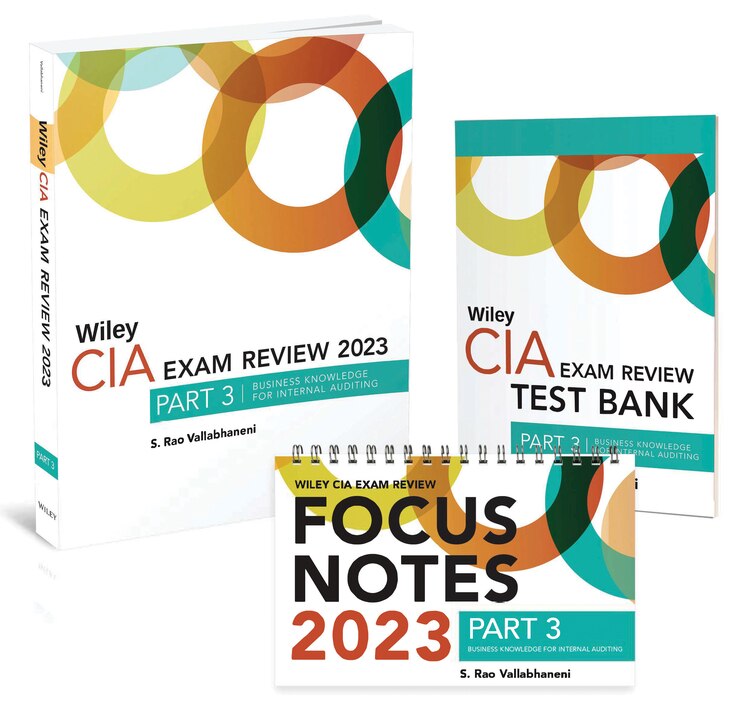 Wiley CIA 2023 Part 3: Exam Review + Test Bank + Focus Notes, Practice of Internal Auditing Set