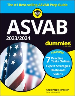 Couverture_2023/2024 ASVAB For Dummies (+ 7 Practice Tests, Flashcards, & Videos Online)