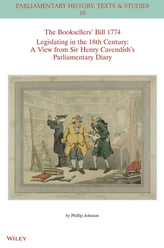 Couverture_The Booksellers' Bill 1774 Legislating in the 18th Century