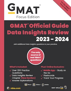 Front cover_GMAT Official Guide Data Insights Review 2023-2024, Focus Edition