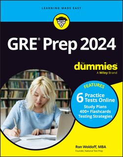 Front cover_GRE Prep 2024 For Dummies with Online Practice