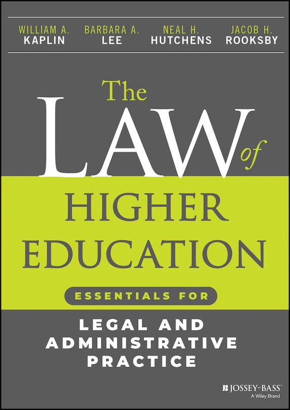 Couverture_The Law of Higher Education