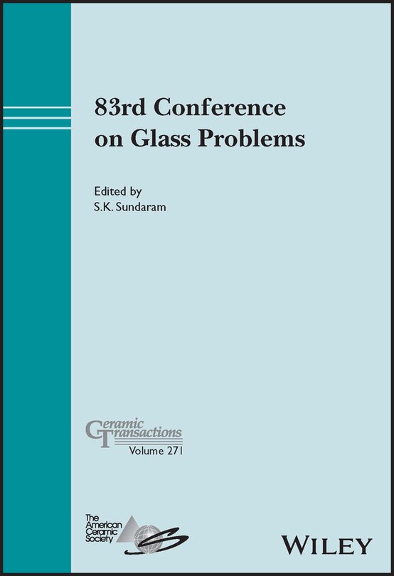 Front cover_83rd Conference on Glass Problems, Volume 271