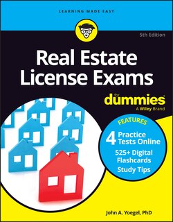 Couverture_Real Estate License Exams For Dummies