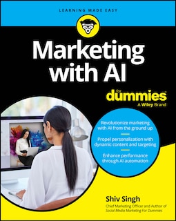 Front cover_Marketing with AI For Dummies