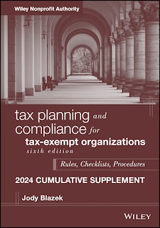 Couverture_Tax Planning and Compliance for Tax-Exempt Organizations, 2024 Cumulative Supplement