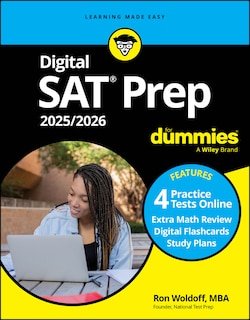 Front cover_Digital SAT Prep 2025/2026 For Dummies