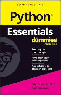 Front cover_Python Essentials For Dummies