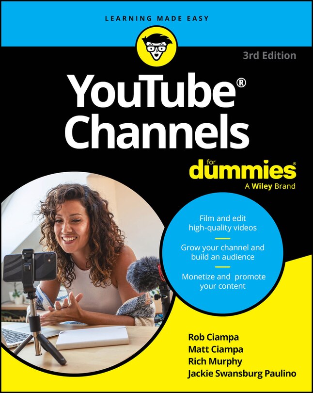 Front cover_YouTube Channels For Dummies