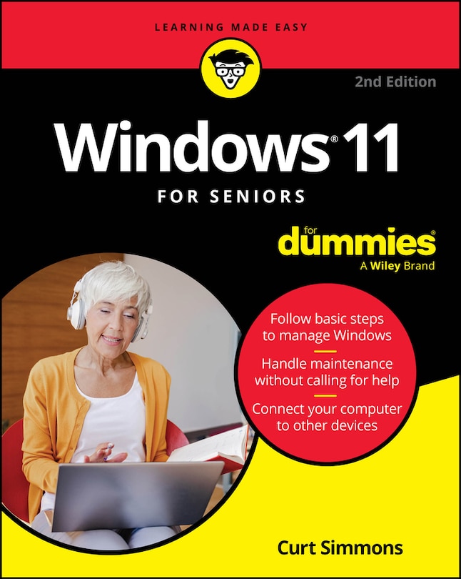 Front cover_Windows 11 For Seniors For Dummies, 2nd Edition