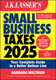 Front cover_J.K. Lasser's Small Business Taxes 2025
