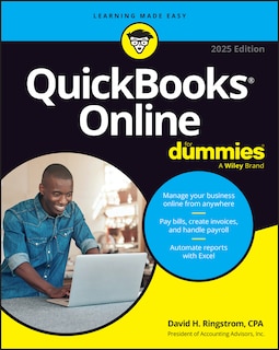 Front cover_QuickBooks Online For Dummies, 2025 Edition