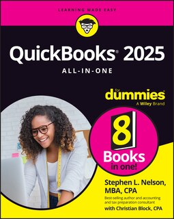Front cover_QuickBooks 2025 All-in-One For Dummies
