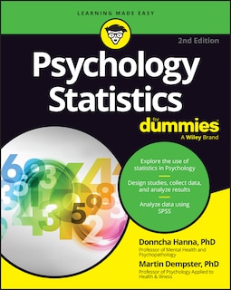 Front cover_Psychology Statistics For Dummies
