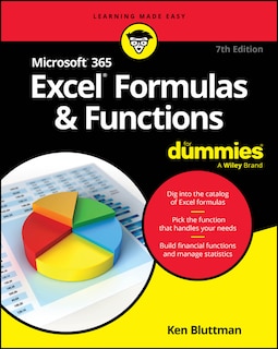 Couverture_Microsoft 365 Excel Formulas & Functions For Dummies