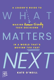 Front cover_What Matters Next