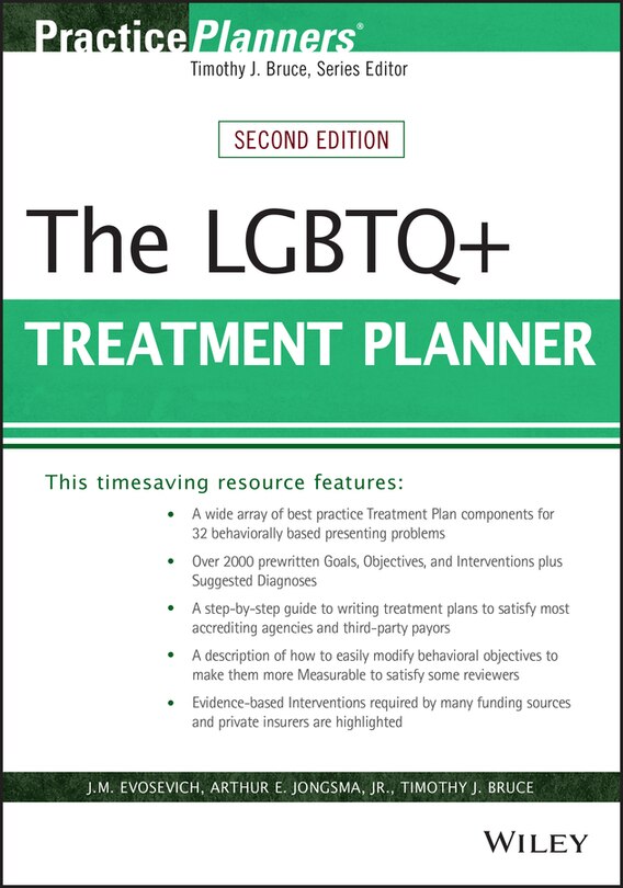 Front cover_The LGBTQ+ Treatment Planner