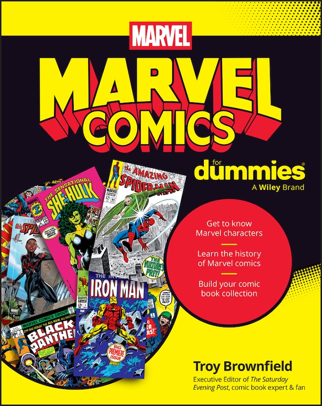 Front cover_Marvel Comics For Dummies