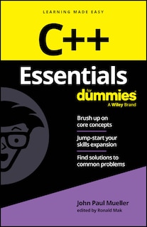 Front cover_C++ Essentials For Dummies