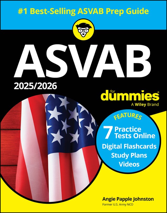 Front cover_2025/2026 ASVAB For Dummies