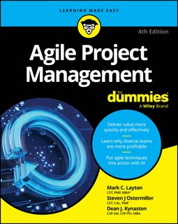 Front cover_Agile Project Management For Dummies