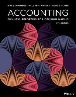 Front cover_Accounting: Business Reporting for Decision Making, 9th Edition