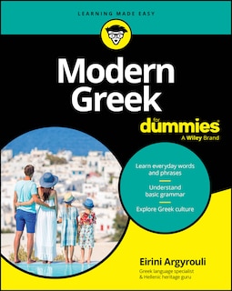 Front cover_Modern Greek For Dummies