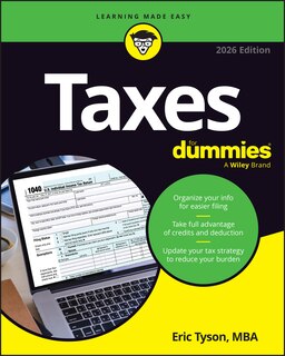 Front cover_Taxes For Dummies, 2026 Edition