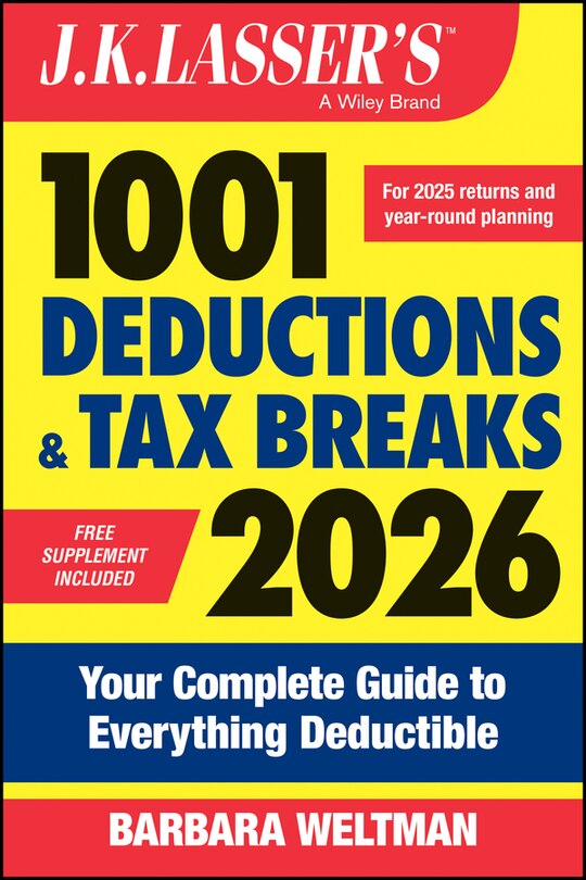 Couverture_J.K. Lasser's 1001 Deductions and Tax Breaks 2026
